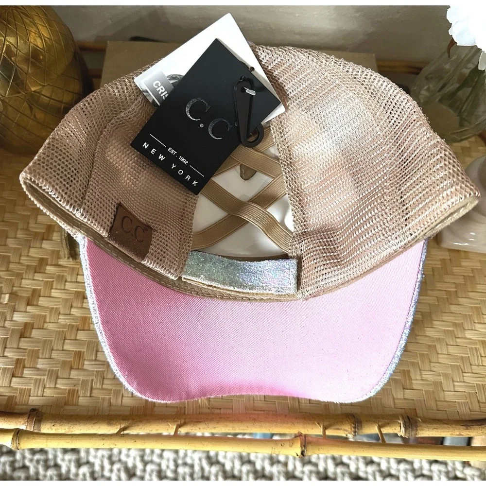 C.C. Brand Pontytail Hat NWT